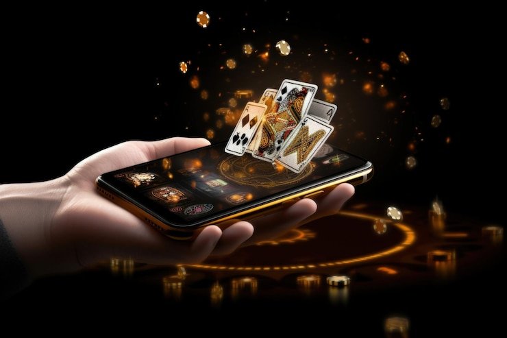 Tampilan bonus pick-and-click dalam game Habanero dengan hadiah tersembunyi dan menu penyesuaian staking